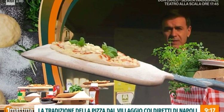 Ettore Prandini, numero uno della Coldiretti, sulla pizza a Uno Mattina