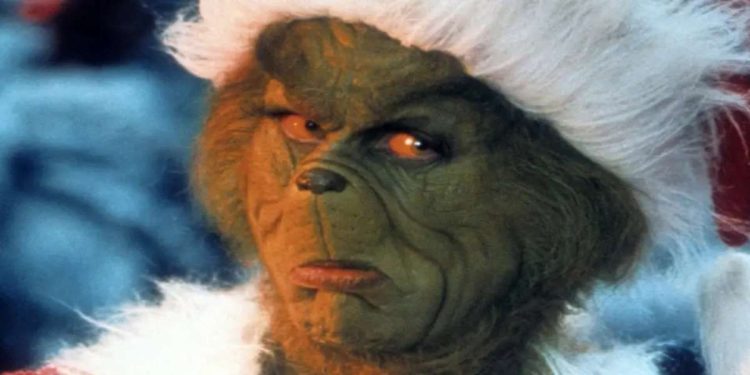 Jim Carrey è Il Grinch, su Italia 1 (Foto Web)