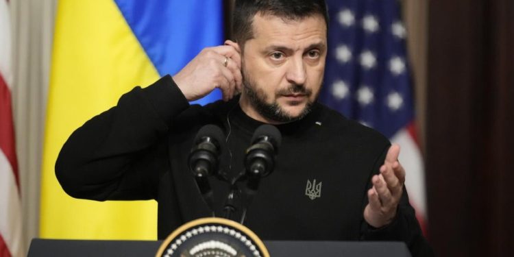 Volodymyr Zelensky, presidente dell'Ucraina (LaPresse)