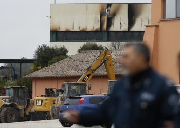 Incendio al TMB di Malagrotta (Foto: 2023, LaPresse)