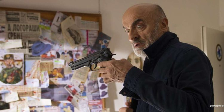 Ivano Marescotti in una scena del film in prima serata su Rai 3 (Foto Web)