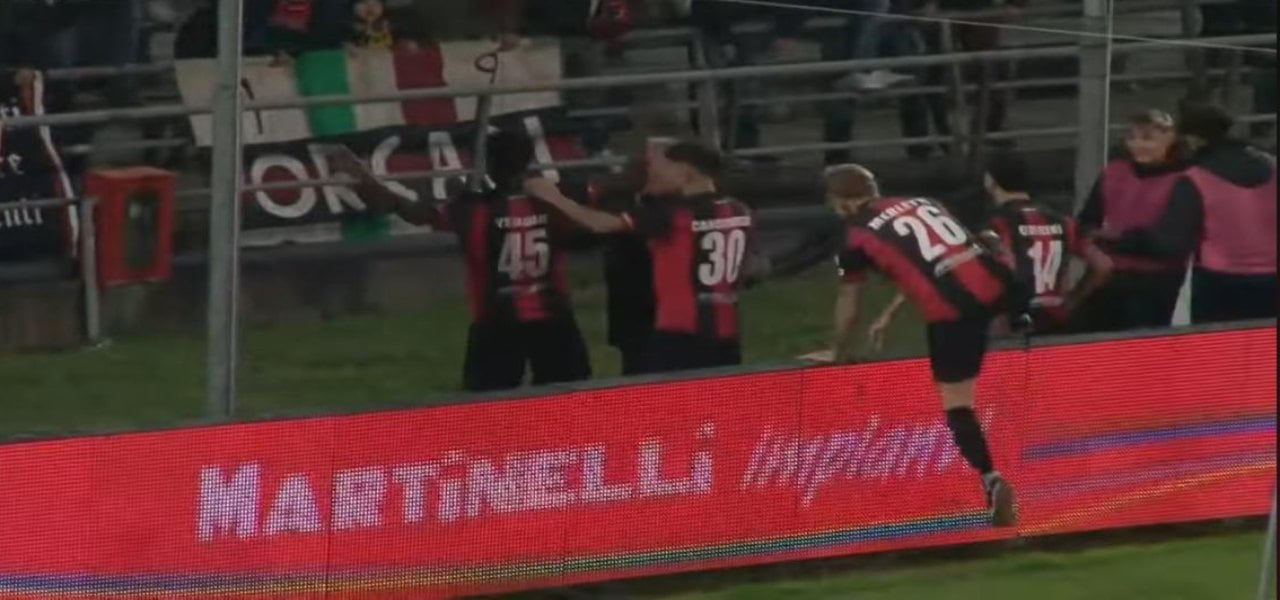 Diretta Lucchese Arezzo, Serie C girone B (screenshot)
