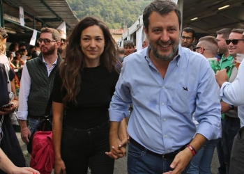 Salvini con Francesca Verdini