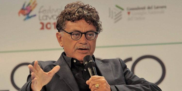 Marcello Veneziani al Festival del Lavoro a Torino (Foto: Ansa, 2017)