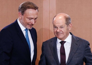 Christian Lindner e Olaf Scholz (Ansa)