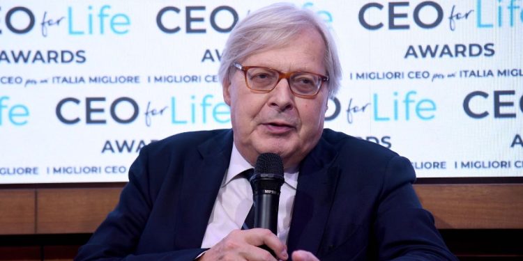 Vittorio Sgarbi, sottosegretario alla Cultura (Foto: Ansa, 2023)