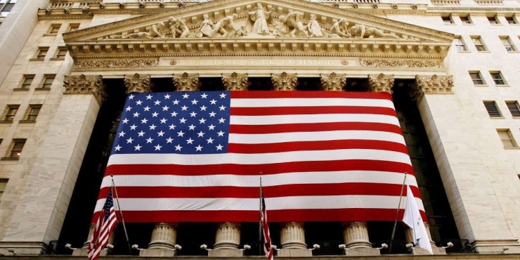 Il palazzo della New York Stock Exchange (Ansa)