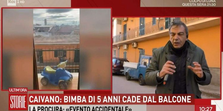 A Storie Italiane il caso della bimba di Caivano