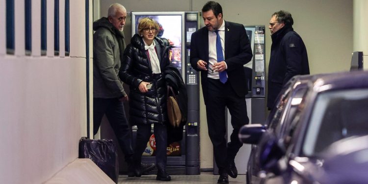 Salvini e Bongiorno al processo Open Arms