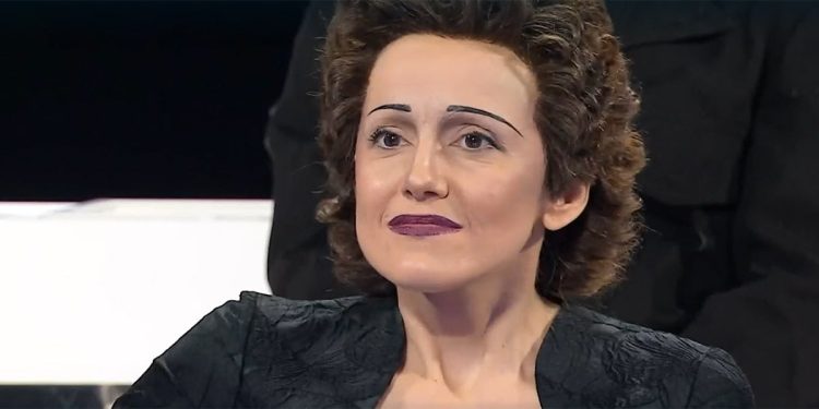 Clelia Cicero con Edith Piaf vince Tali e Quali 2024, screenshot tv