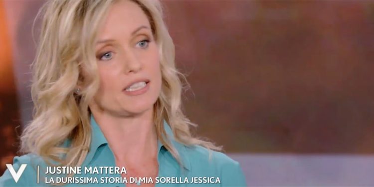 Justine Mattera a Verissimo