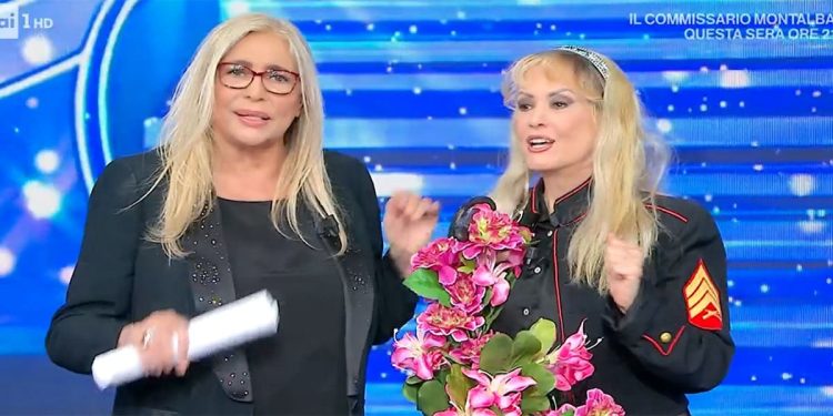 Mara Venier e Tiziana Rivale a Domenica In Screenshot Tv