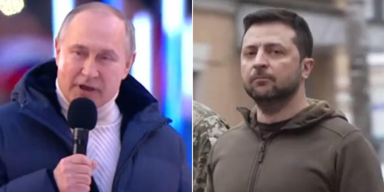 Guerra Ucraina: Putin e Zelensky