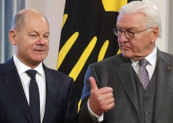 Scholz e Steinmeier, Germania