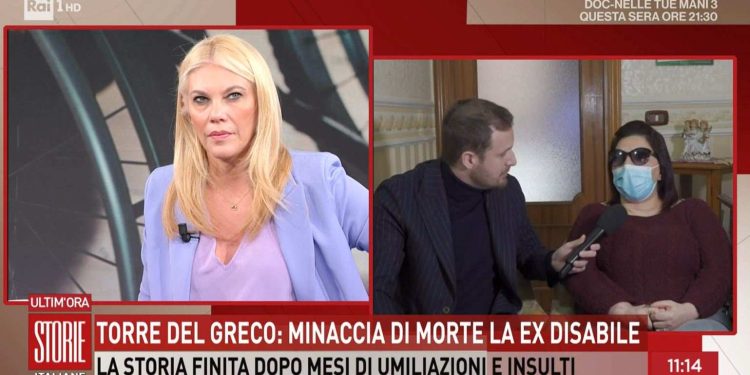 Il caso di Angela, minacciate dall'ex a Storie Italiane