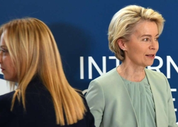 Giorgia Meloni con Ursula von der Leyen (Ansa)