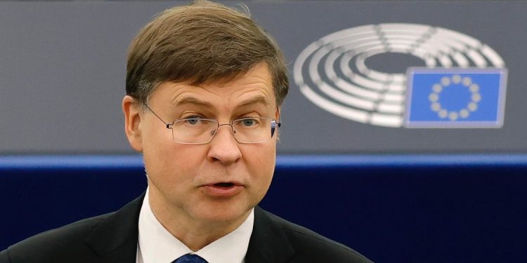 Valdis Dombrovskis, vicepresidente della Commissione Ue (Foto: Ansa, 2024)