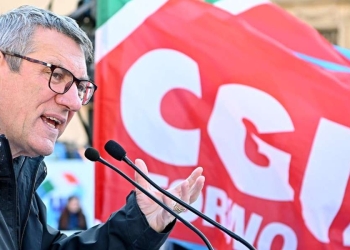 Maurizio Landini, Segretario generale della Cgil (Ansa)