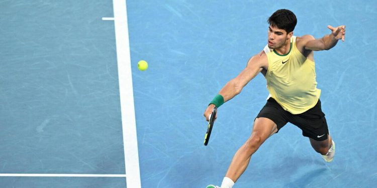 Diretta Australian Open 2024: Carlos Alcaraz ai quarti senza problemi (Foto ANSA)