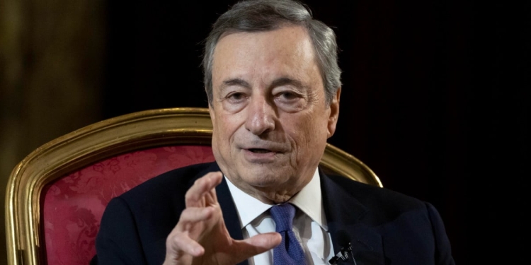 Mario Draghi (Ansa)