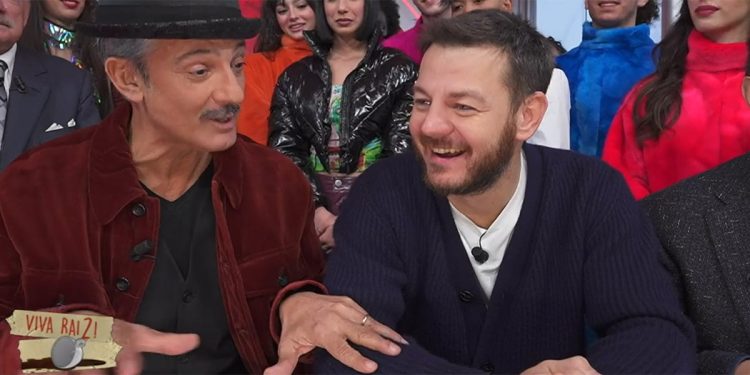 Fiorello a Alessandro Cattelan a Viva Rai 2 screenshot tv 2024