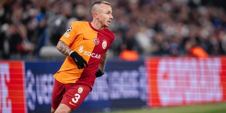 Angelino con il Galatasaray (Foto: Ansa, 2023)