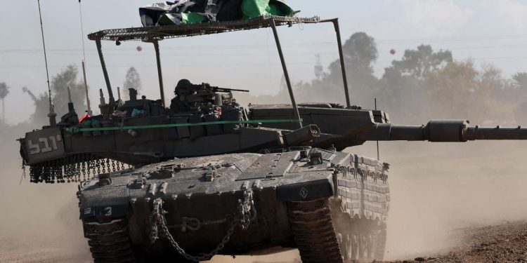 Tank Israele a Gaza