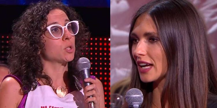 Olga Kosenko e Francesca Finater, concorrenti Ciao Darwin 2023 (screen da TV)