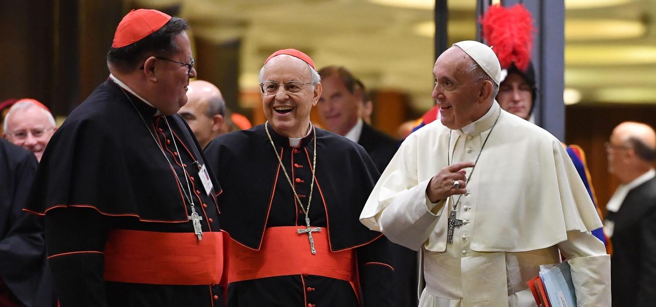 Papa Francesco col cardinal Lacroix