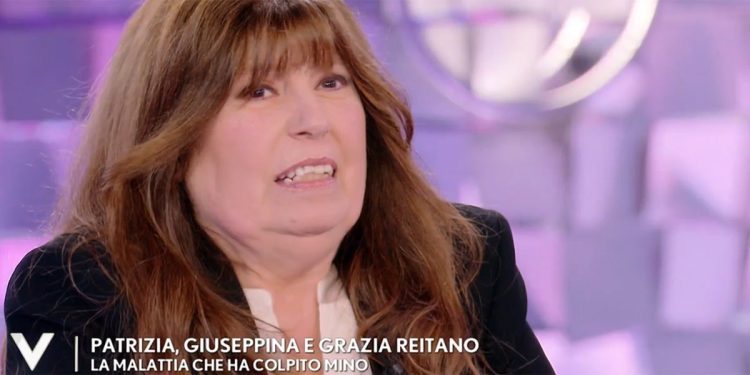 Patrizia Vernola a Verissimo puntata del 27 gennaio 2024 (foto: screenshot tv)