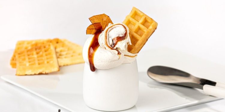 Il gelato "Gaufre de Liège", gusto dell'anno 2024