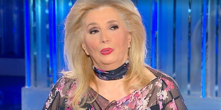 Iva Zanicchi a Domenica In puntata 28 gennaio 2024 (screenshot tv)