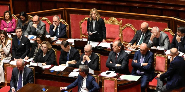 Meloni al Senato