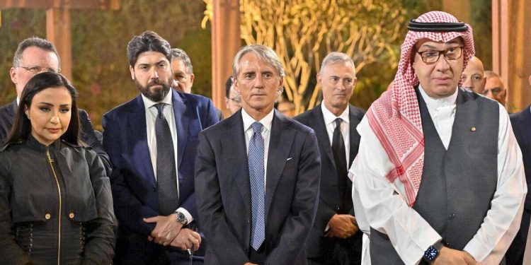 Roberto Mancini può essere esonerato da CT dell'Arabia Saudita (Foto ANSA)