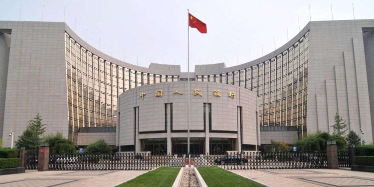 La sede della Pboc (Ansa)