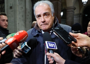 Roberto Salis, il padre di Ilaria, dopo gli incontri con i ministri Tajani e Nordio (Foto: Ansa, 2024)