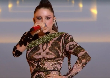 Angelina Mango a Sanremo 2024, screenshot tv