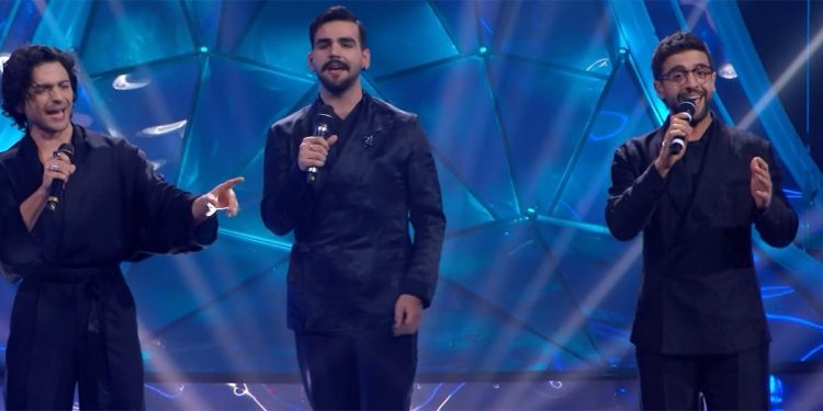 Il Volo a Sanremo 2024 screenshot tv