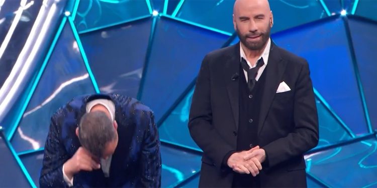 Amadeus gaffe a Sanremo 2024 screenshot tv 2024