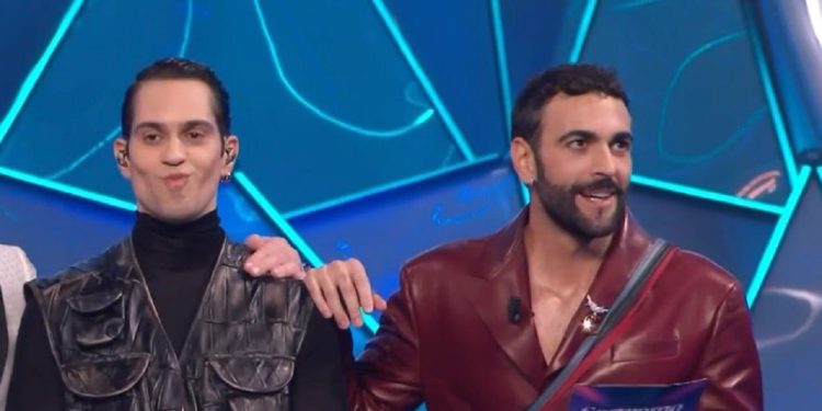 mengoni e mahmood a Sanremo 2024