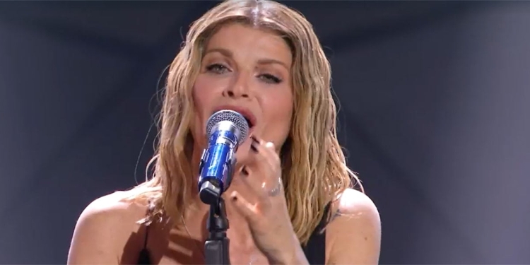 Alessandra Amoroso a Sanremo 2024, foto screenshot tv