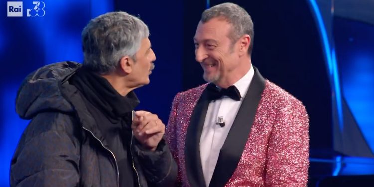 Fiorello e Amadeus, quarta serata Sanremo 2024