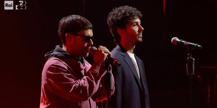 Gazzelle e Fulminacci nella serata cover del Festival di Sanremo 2024