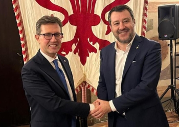 Dario Nardella e Matteo Salvini (Foto: Ansa)