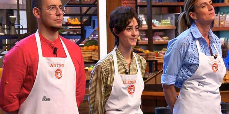 Antonio, Eleonora e Michela a MasterChef screenshot tv 2024