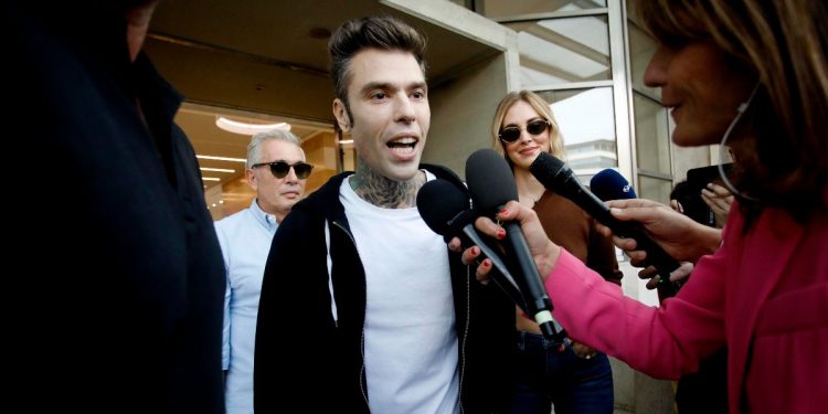 Fedez con Chiara Ferragni