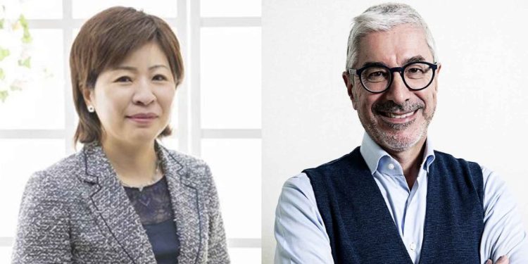 Miyuki Ide, già Chief Operating Officer EMEAL di NTT DATA, è la nuova CEO ad interim al posto di Water Ruffinoni (a destra)