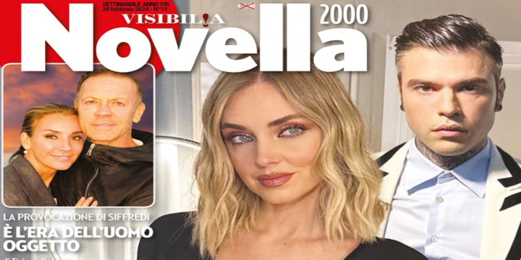 Fedez e Chiara Ferragni rottura, Novella 2000 cover