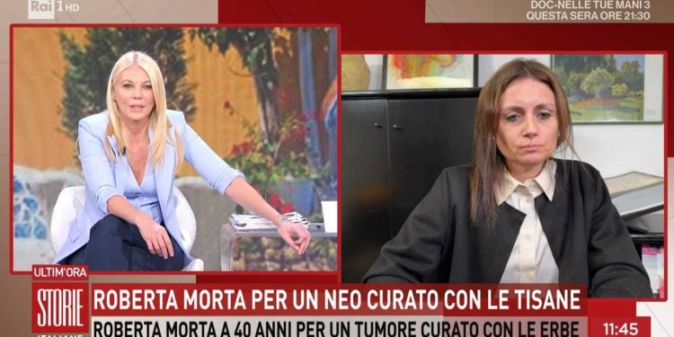 La sorella di Roberta Repetto a Storie Italiane