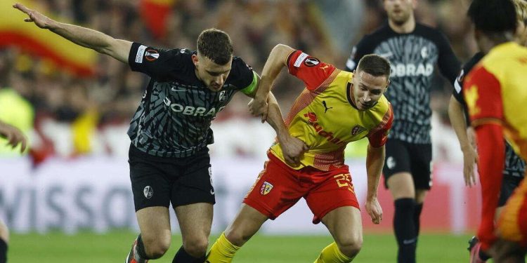 Video Friburgo Lens, ritorno playoff Europa League (Foto ANSA)